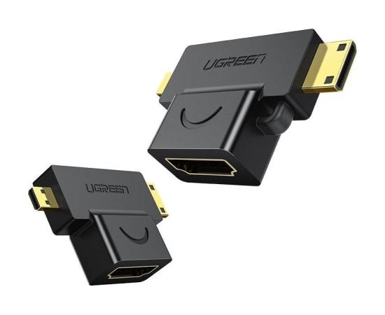 UGREEN 20144 adapter mini / micro HDMI to HDMI (black)