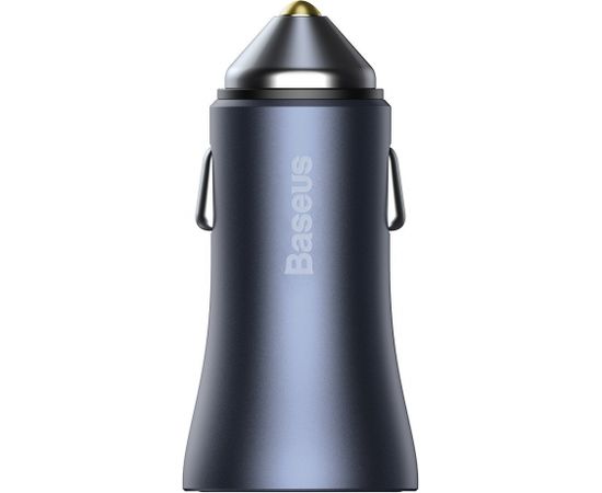 Baseus Golden Contactor Pro Car Charger 2xUSB QC SCP 40W Gray