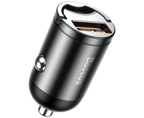 Baseus Tiny Star Mini Quick Charge Car Charger USB Port 30W Grey