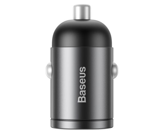 Baseus Tiny Star Mini Quick Charge Car Charger USB Port 30W Grey