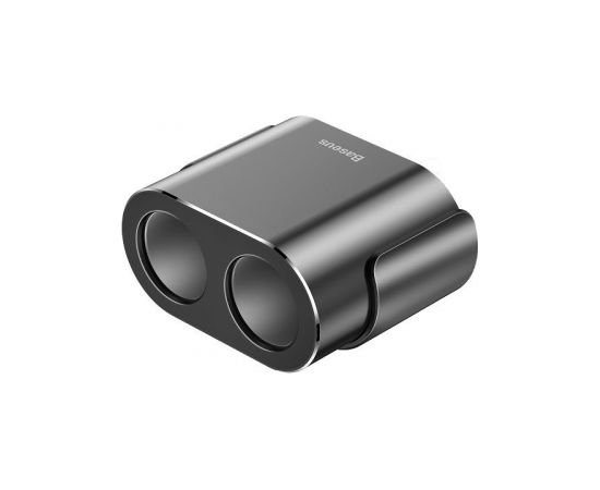 Baseus Car Charger High Efficiency 2xUSB-A 3.1A + 2x12V Black