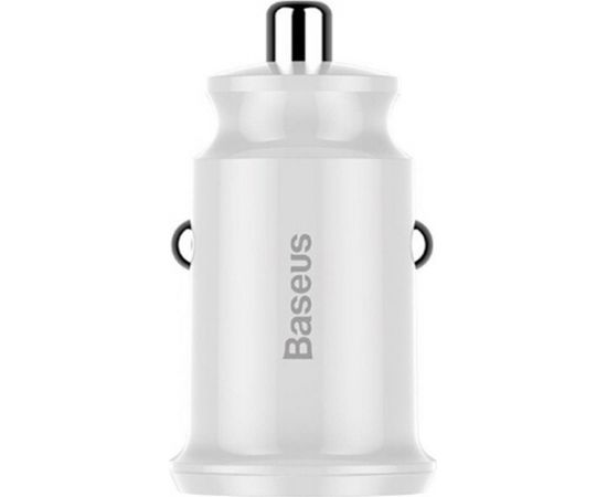 Baseus Grain Car Charger 2x USB 5V 3.1A (white)