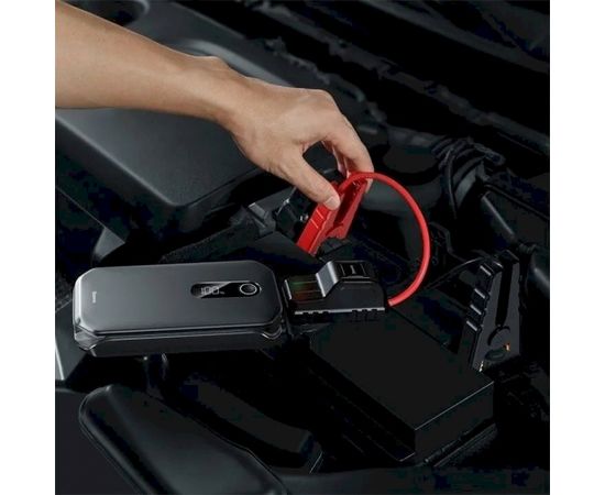 Baseus CRJS03-01 Super Energy Pro Car Jump Starter (12000mAh,5V/3A,Paak current1000A)Black