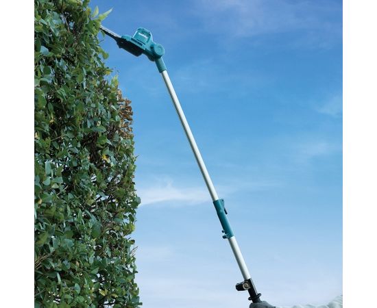 Teleskopiskas dzīvžoga šķēres Makita DUN461WZ; 18 V; 46 cm garums (bez akumulatora un lādētāja)