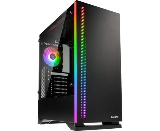 Zalman S5 Black ATX, RGB fan, T/G