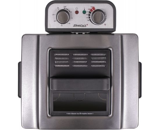 Steba DF 300 Double 5 L 3000 W Black, Stainless steel