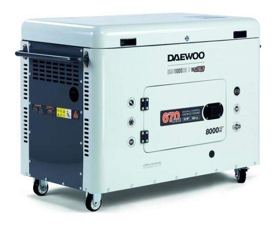 DIESEL GENERATOR 8.0KW 380V/DDAE 11000DSE-3 DAEWOO