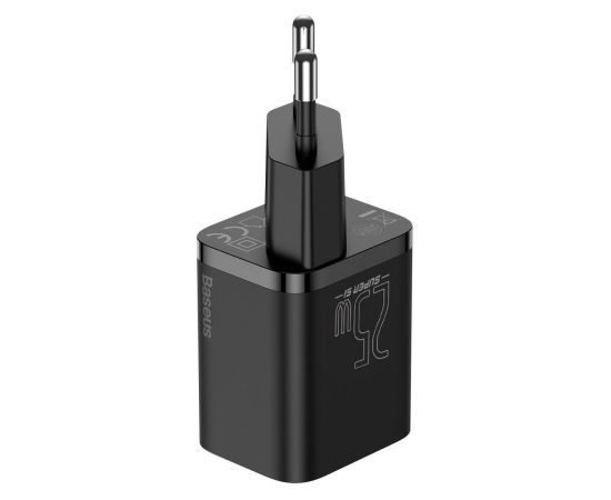 Baseus Super Si Quick Charger 1C 25W with USB-C cable for USB-C 1m (black)