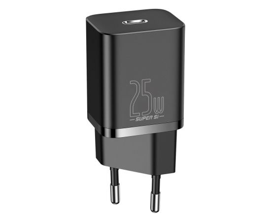 Baseus Super Si Quick Charger 1C 25W with USB-C cable for USB-C 1m (black)