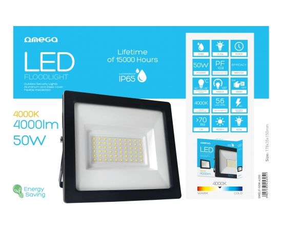 Omega LED floodlight 50W 4200K (45695)