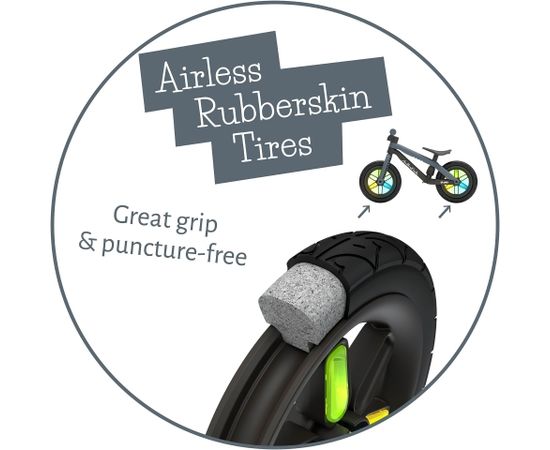 Chillafish BMXie 2 līdzsvara velosipēds no 2 līdz 5 gadiem ar gaismiņām, Mint - CPMX04ANT Balansēšanas velosipēdi bērniem