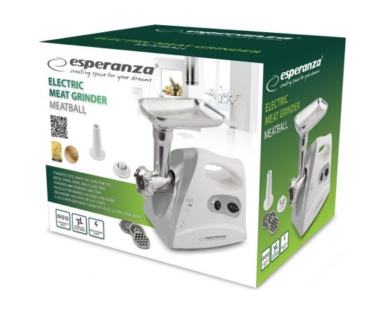 Esperanza EKM012E mincer 600 W Grey