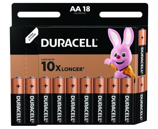 Alkaline battery DURACELL AA/LR6 18pcs