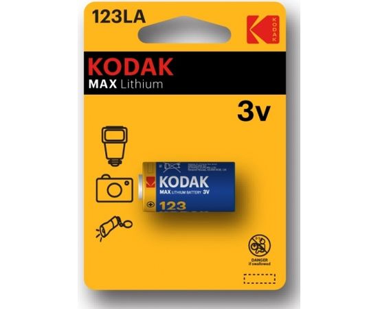 Kodak 30956223 household battery Single-use battery CR123 Lithium