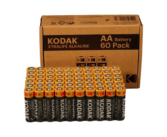 Kodak XTRALIFE alkaline AA battery 2700 mAh (60pack)