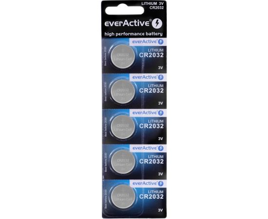 Lithium batteries everActive CR2032 - blister 5 pcs