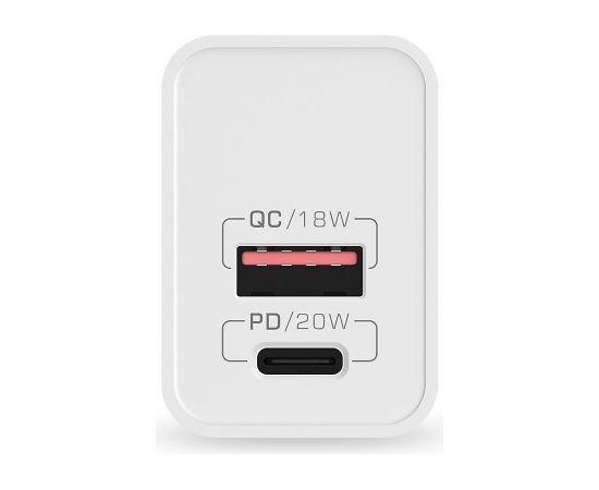 Wall Charger Blitzwolf BW-S20, USB, USB-C, 20W (white)