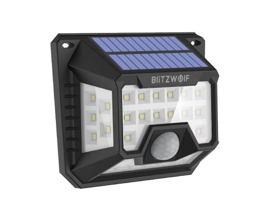 External Blitzwolf LED solar lamp BW-OLT3 with dusk and motion sensor, 1200mAh (2 pcs)
