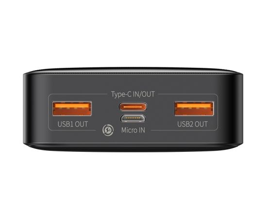 Банк питания Baseus Bipow PPDML-M01 20000mAh / 20W / 2x USB / черный