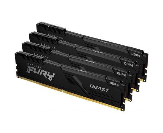 KINGSTON FURY BEAST DDR4 128GB 3200MHZ CL16 X4 BLACK