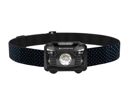 Superfire HL06 headlight, 500lm, USB