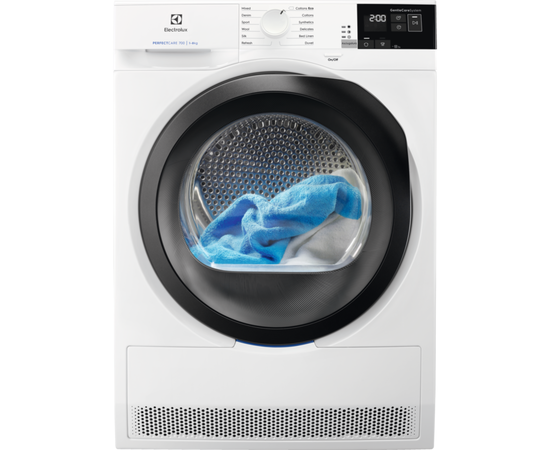 ELECTROLUX EW7H458B „GentleCare“ 700.sērija 8kg veļas žāvētājs siltumsūkņa