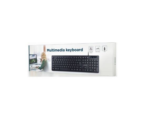 Gembird Multimedia Keyboard Black