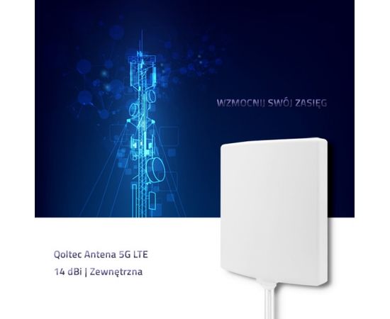Qoltec 57022 5G Antenna | 14 dBi | Outdoor