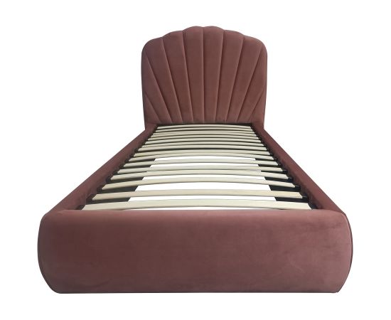 Gulta EVA 90x200cm, vecs rozā samts Gultas