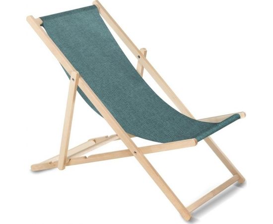GreenBlue Lounger GB183M tirkīza dižskābarža klasisks salokāms krēsls