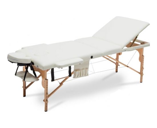 Bodyfit Stół, łóżko do masażu 3-segmentowe drewniane XXL uniwersalny (580)
