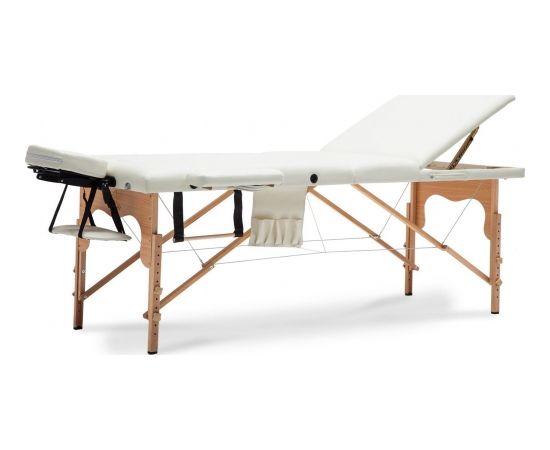Bodyfit Stół, łóżko do masażu 3-segmentowe drewniane XXL uniwersalny (580)