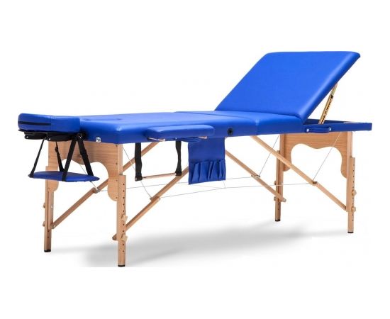 Bodyfit Stół, łóżko do masażu 3-segmentowe drewniane XXL uniwersalny