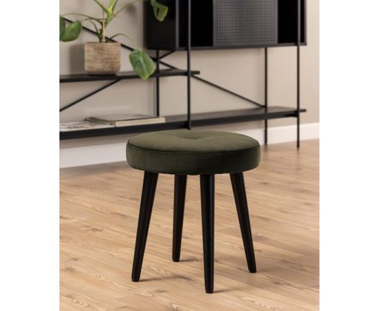 Stool FRISCO, D40xH43cm, dark green