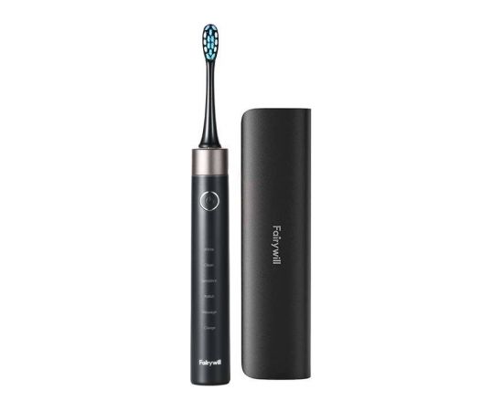 FairyWill Sonic toothbrush with head set and case FW-P80 (Black)