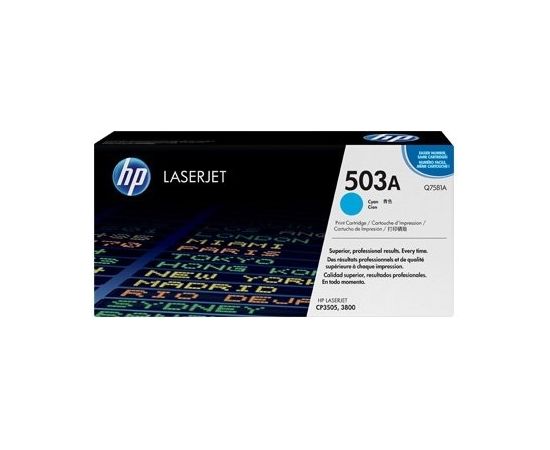 HP Cartridge No.503A Cyan (Q7581A) EOL