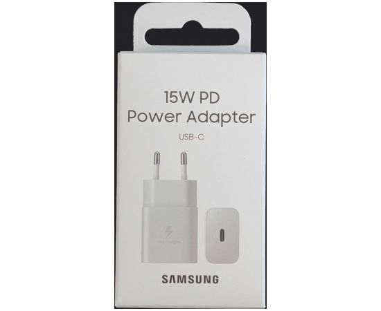 Samsung 15W Power зарядка для телефона EP-T1510NWEGEU белая (EU Blister)