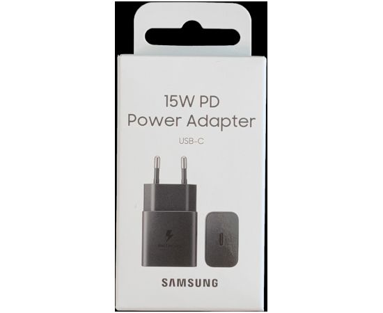 Samsung EP-T1510NBEGEU 15W Power adapteris / lādētājs telefonam EP-T1510NBEGEU melns (EU Blister)