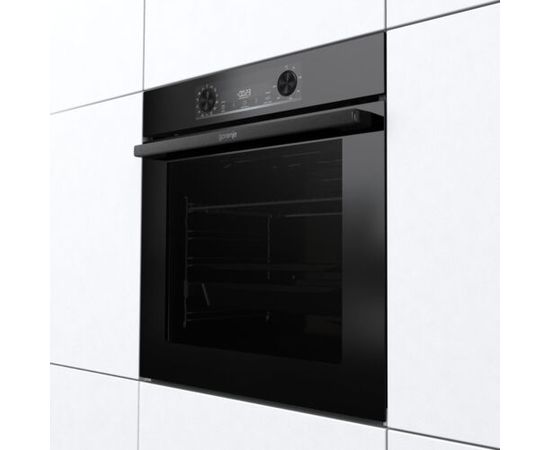 Gorenje Oven BOS6737E06FBG 77 L, Multifunctional, EcoClean, Mechanical, Steam function, Height 59.5 cm, Width 59.5 cm, Black