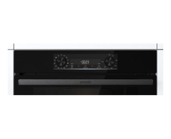 Gorenje Oven BOS6737E06FBG 77 L, Multifunctional, EcoClean, Mechanical, Steam function, Height 59.5 cm, Width 59.5 cm, Black