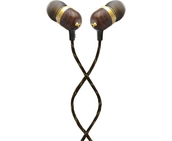 Marley Smile Jamaica Earbuds, In-Ear, Wired, Microphone, Brass