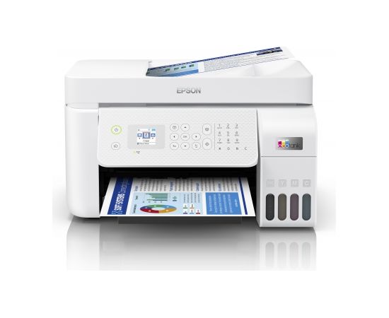 Epson EcoTank L5296 Wi-Fi White Daudzfunkciju tintes printeris