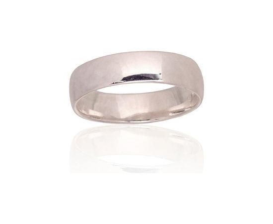 Серебряное обручальное кольцо #2101775, Серебро	925°, Размер: 22, 3.9 гр.