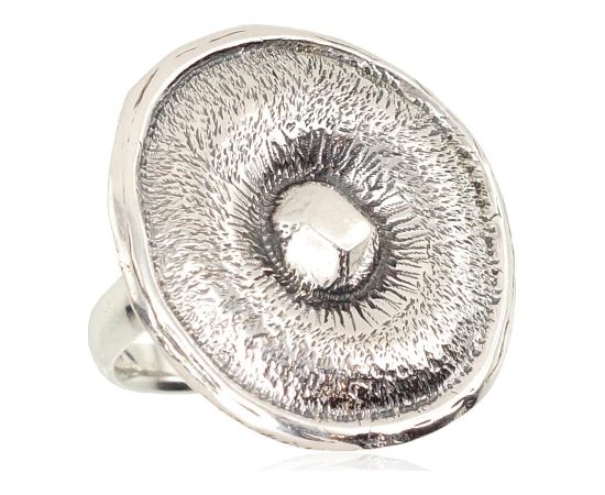 Серебряное кольцо #2101186(POx-Bk), Серебро	925°, оксид (покрытие), Размер: 18.5, 8.9 гр.