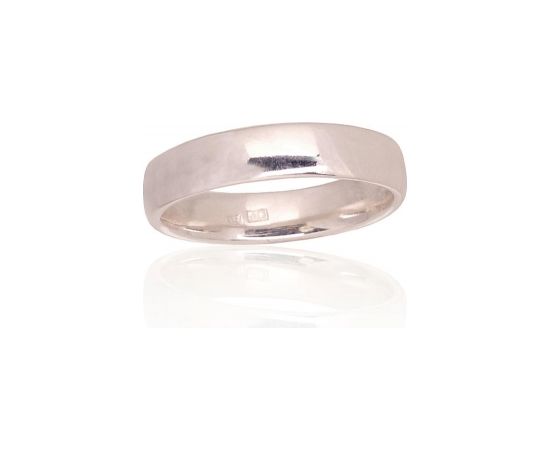Серебряное обручальное кольцо #2101773, Серебро	925°, Размер: 15, 2.8 гр.