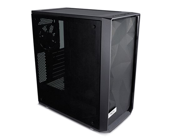 Fractal Design Meshify C FD-CA-MESH-C-BKO-TG Side window, Left side panel - Tempered Glass, Black, ATX, Power supply included No