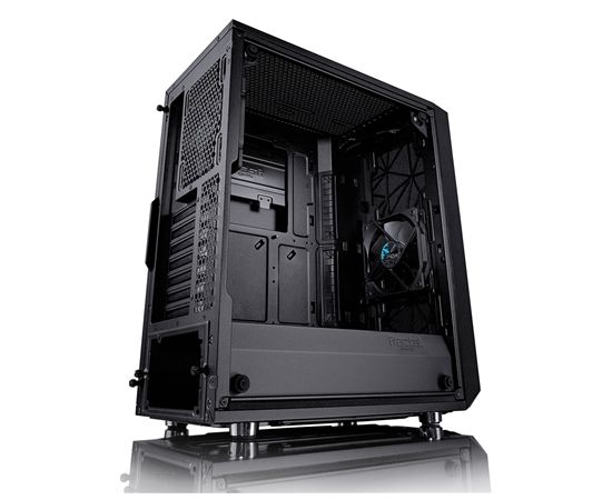 Fractal Design Meshify C FD-CA-MESH-C-BKO-TG Side window, Left side panel - Tempered Glass, Black, ATX, Power supply included No