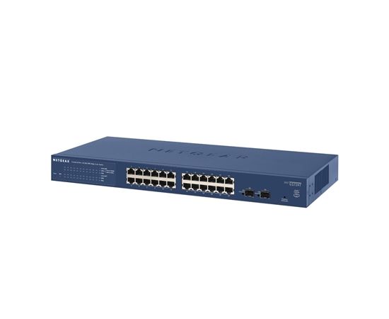 Netgear Switch GS724T Managed L2+, Rack mountable, 1 Gbps (RJ-45) ports quantity 24, SFP ports quantity 2, Power supply type Single