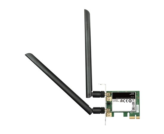 D-LINKDWA-582, Wireless 802.11n Dual Band PCIe desktop adapter, PCIe x1, fit standard PCIe x1/x4/x8/x16 slots, Up to 300 Mbps data transfer rate, 2.4/5GHz switchable, Backward Compatible with 802.11a/b/g, 64/128-bit WEP, Wi-Fi Protected Access (WPA & WPA2