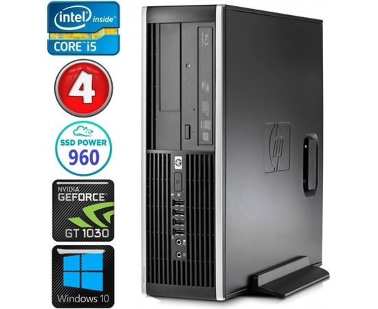HP 8100 Elite SFF i5-750 4GB 960SSD GT1030 2GB DVD WIN10